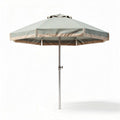 Parasol van 200 x 200 x 250 cm in lichtgroen met aluminium standaard